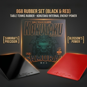 Table Tennis For Sale - Kokutaku Sakura 868 Rubber Set, the