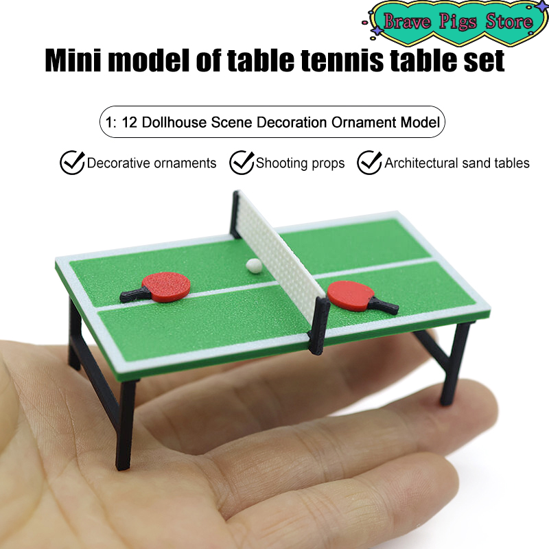 1:12 Miniature Table Tennis Ra - Table Tennis For Sale avis et prix